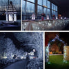 Solar-Powered Outdoor Festoon String Lights with Waterproof Garland Design