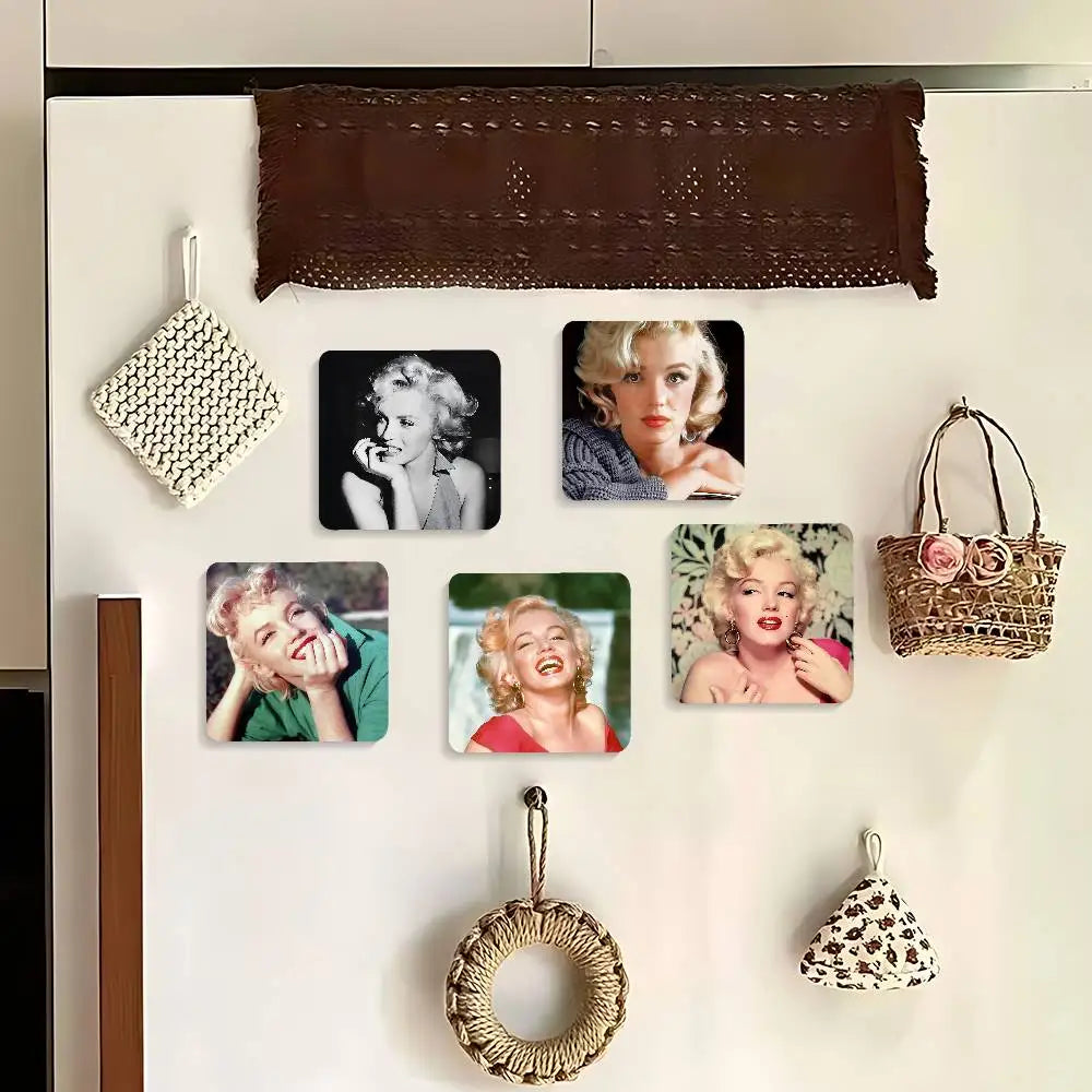 Marilyn Monroe Cartoon Fridge Magnets – Retro Pop Art Decor
