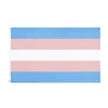 A horizontal banner displaying six horizontal stripes of blue and pink.