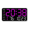 Extra Large Digital Wall Clock with LED Display, Date, Temperature, and Timer
