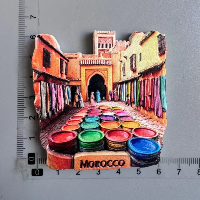 Scenic Souvenir Fridge Magnets – World Travel Collection