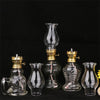 Classic Glass Oil Lamp – Vintage Portable Lantern for Indoor & Outdoor Decor