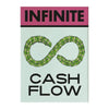 Impresión en lienzo con el título INFINITE y CASH FLOW con un diseño de infinito verde.