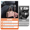 Suede Car Headrest Hooks for Bags and Groceries