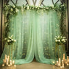 Elegant Tulle Backdrop Set with USB String Lights for Weddings & Parties