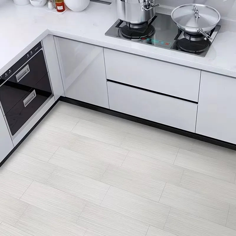 Self-Adhesive Wood Grain Floor Stickers (10-Pack)