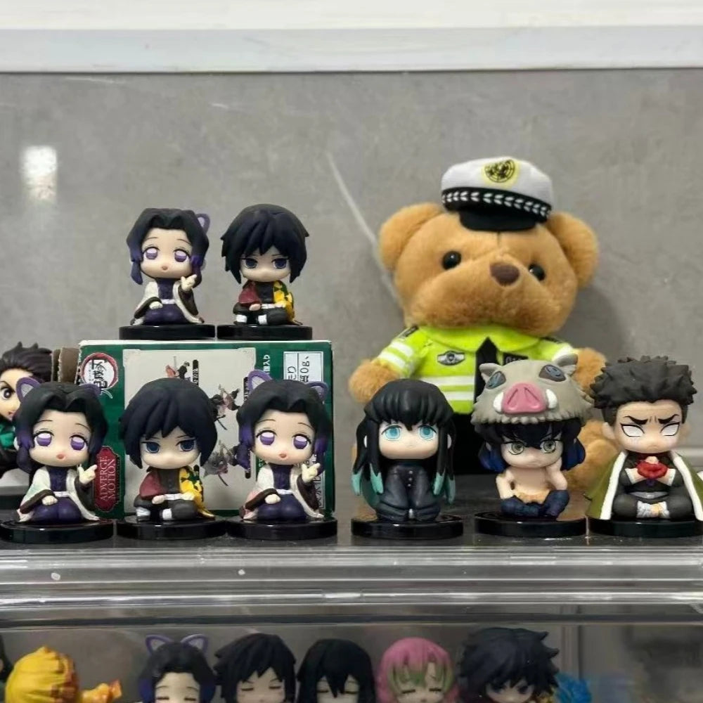 Demon Slayer Anime Figure Set - 5 Detailed PVC Collectibles