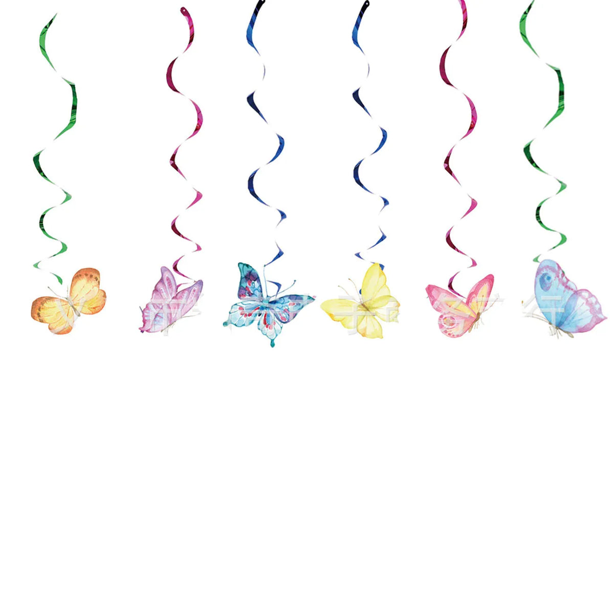 Butterfly Party Supplies Disposable Tableware Set for Birthday & Baby Shower