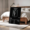 The Weeknd Calligraphy Album Art Canvas Print