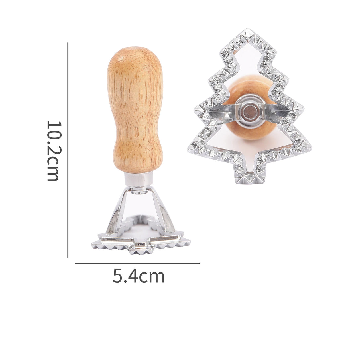 Ravioli Stamp and Cutter Set with Wooden Handle