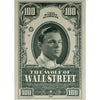 A vintage $100 bill featuring Martin Scorsese and the title The Wolf of Wall Street