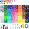 A collection of colorful resin rhinestones and flatback gems for DIY crafts, including various colors and sizes.