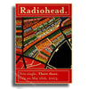 Poster for the Radiohead new single There there featuring a distressed, red and black design.