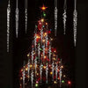 Acrylic Icicle Christmas Tree Ornaments (Set of 12)