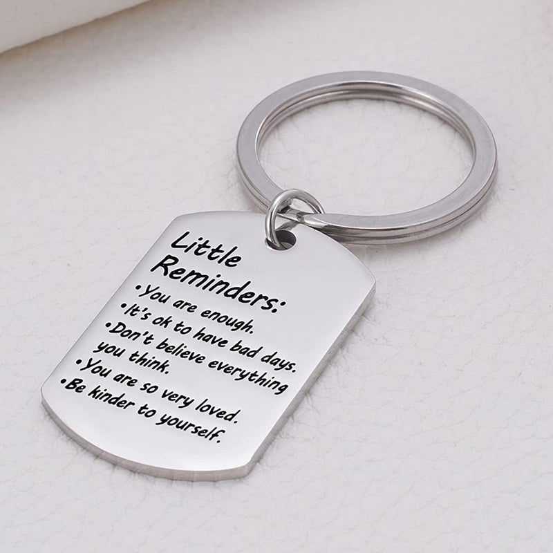 Little Reminders Keychain – Inspirational Mental Health Gift
