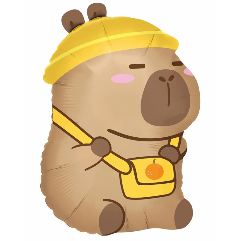 Capybara Cartoon Foil Balloon Party Decoration Set