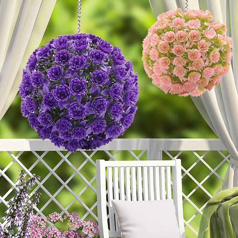 Artificial Eucalyptus Grass Ball Hanging Decor