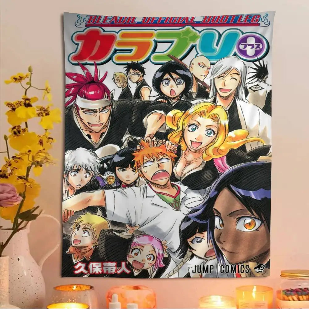 Japanese Anime Tapestry Wall Hanging for Bedroom & Dorm Decor