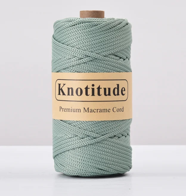 4mm Polyester Macrame Cord - 300g Spool for Knitting & DIY Crafts