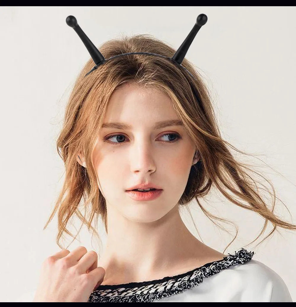 Glowing Alien Antenna Headband for Halloween & Cosplay