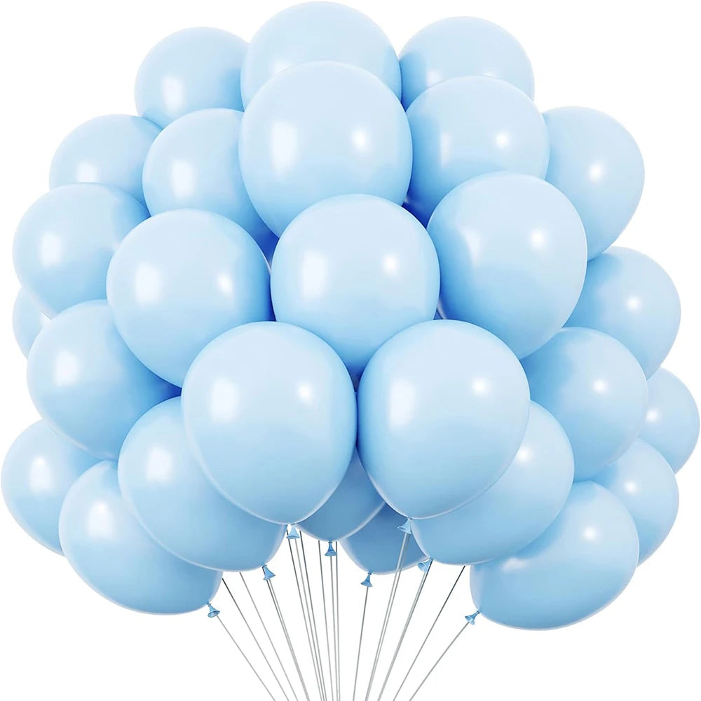 Retro Pastel Latex Balloons for Parties & Celebrations