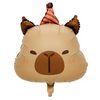 Capybara Cartoon Foil Balloon Party Decoration Set