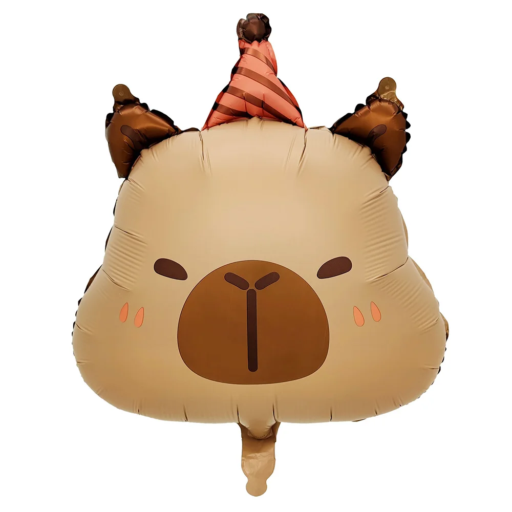 Capybara Cartoon Foil Balloon Party Decoration Set