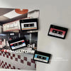 Retro Cassette Tape Fridge Magnets (Set of 4)