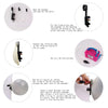 Instructions for using a balloon stuffing tool kit to inflate a 36-inch balloon.