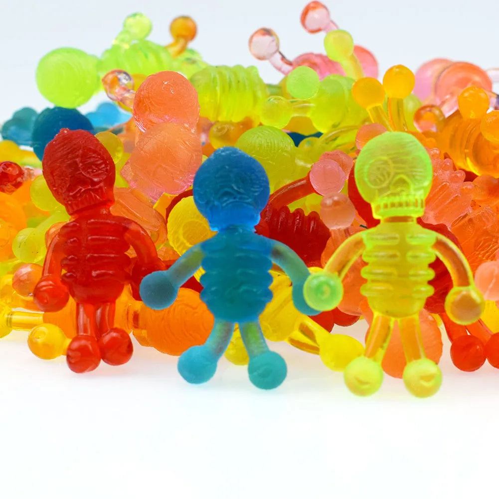 Mini Skeleton Zombie Figurines - Fun Halloween Party Favors