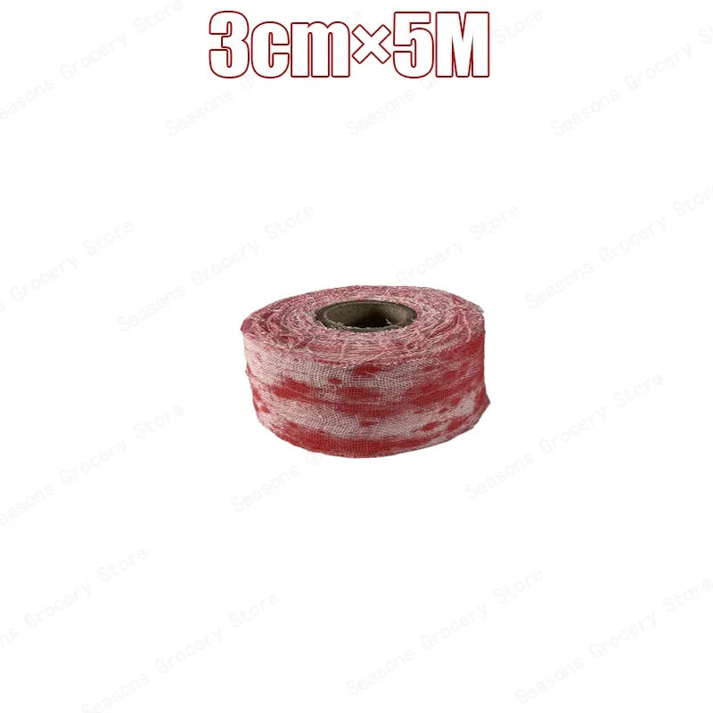 Creepy Blood-Stained Gauze Roll for Halloween Costumes & Decor