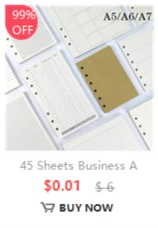 A5 100-Envelope Savings Challenge Binder with Numbered Pockets sheets of paper