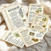 Herbal Properties Reference Cards for Witches & Apothecaries