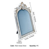 European-Style Velvet Jewelry Display Stand with Silver-Plated Floral Detail
