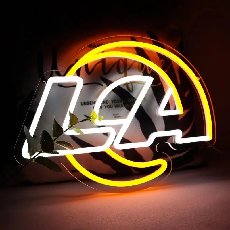 Football Neon Sign LED Wall Light for Fan Rooms and Bars
