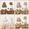153-Piece Brown & Gold Balloon Garland Arch Kit