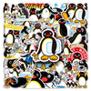 A collection of cute penguin stickers and decals for DIY crafting