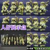 A collection of 18 miniature figures and accessories for the Veyron Special Forces Building Block Set Delta Squad Miniature.