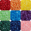 8mm Multicolor Glitter Resin Beads - 50 Pack for Jewelry Making