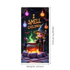 Large Halloween Witch Door Banner with Classic Spooky Design