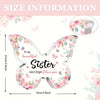 Pink and floral butterfly acrylic keepsake gift for sister or best friend