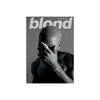 Album art for Frank Ocean's Blond canvas print featuring a close-up of a person's head and hand.