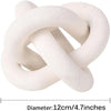 Hand carved white wood knot coffee table decor with a diameter of 12cm or 4.7 inches