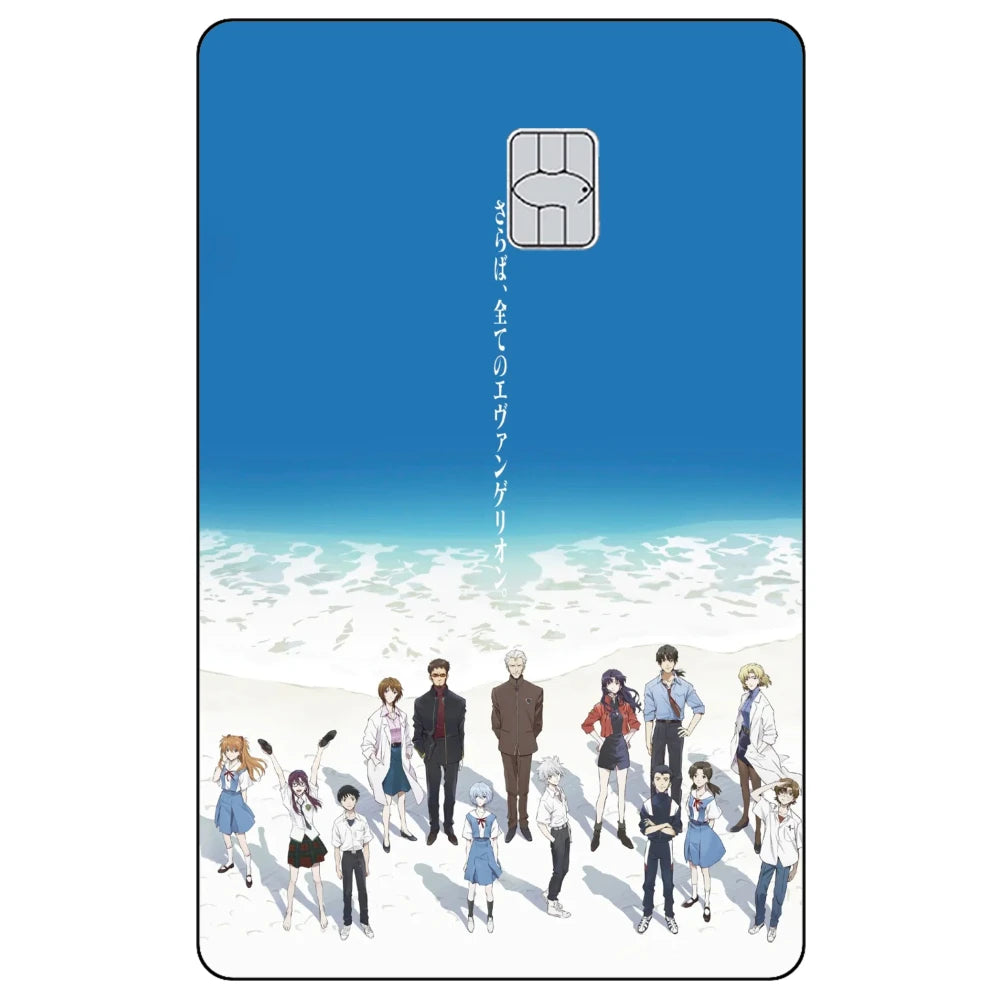 Matte Anime Card Skin Sticker for Credit and Debit Cards