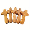 Set of 5 Wooden Pocket Prayer Crosses