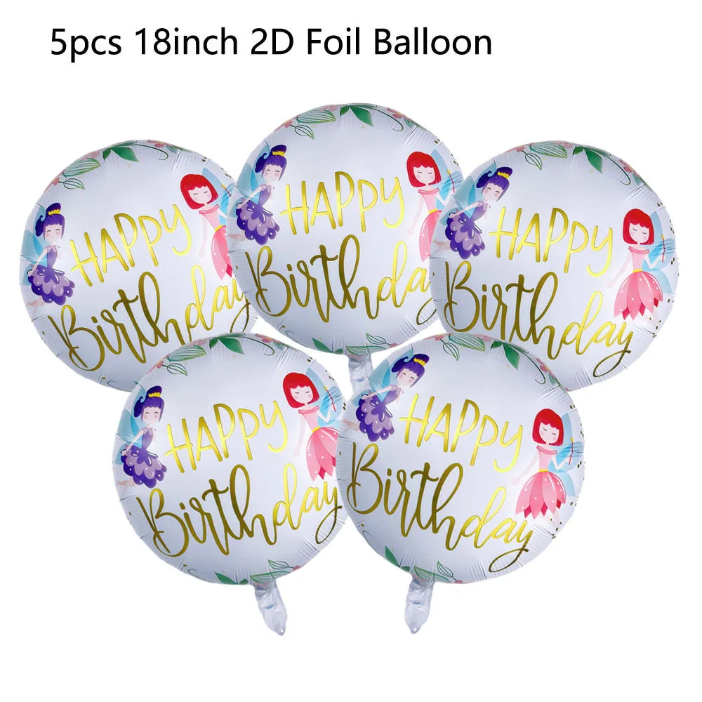 Butterfly Party Supplies Disposable Tableware Set for Birthday & Baby Shower