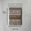 A brown sticker book titled Lace Fantasy with 30 pages shown against a textured background.