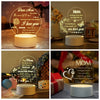 A collection of warm glow night lights featuring floral and heart designs, presented as a heartfelt gift for Mom.
