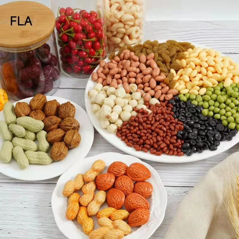 A variety of colorful realistic resin fake corn miniatures in various shades and forms for crafting and décor.