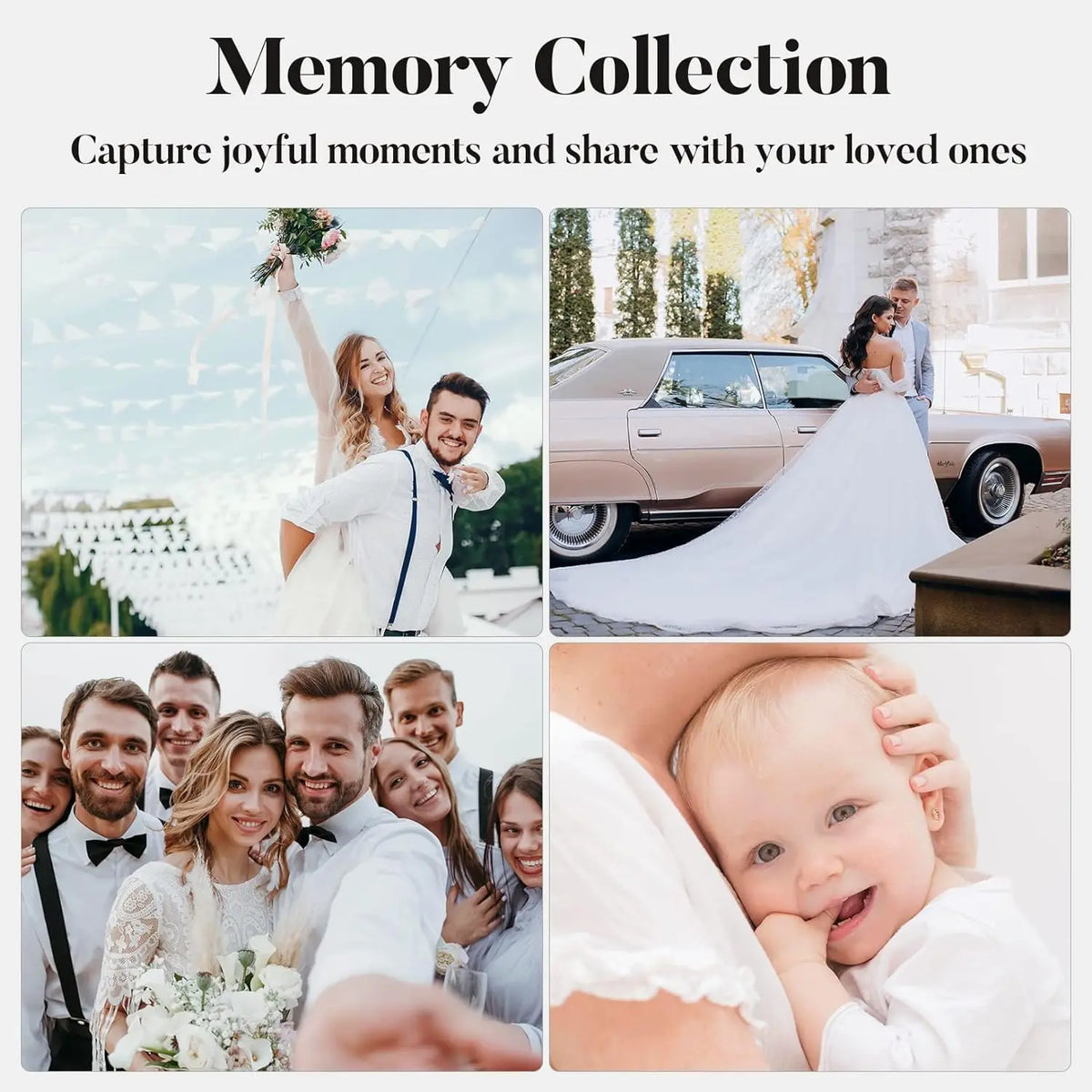 Luxury Leather Photo Album (4x6) for Memories